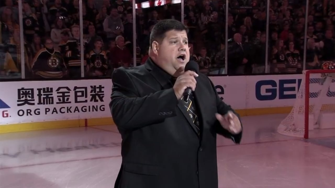 Bruins anthem singer details crazy events that led to 1st time singing at…