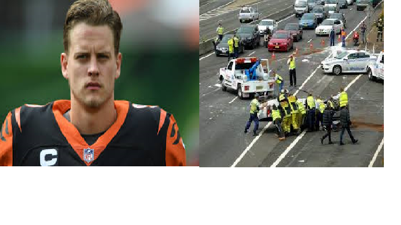 FEW MINUTE AGO:Joe Burrow, the star quarterback of the Cincinnati Bengals, has been involved in a car accident just moments ago..